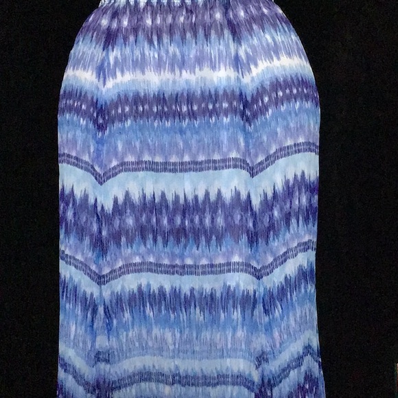 Ruby Rd. Blue Maxi Skirt - Picture 2 of 5